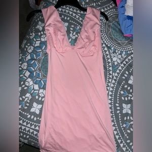 light pink princess polly right mini dress